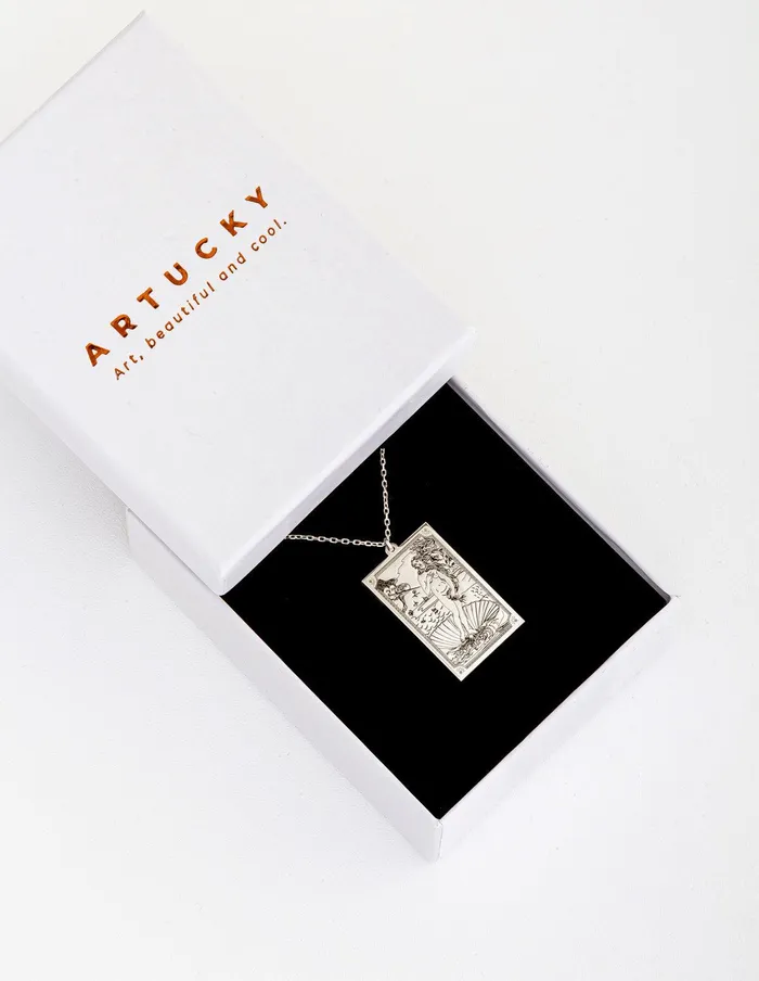 artuckycom Necklaces Venus Silver Necklace