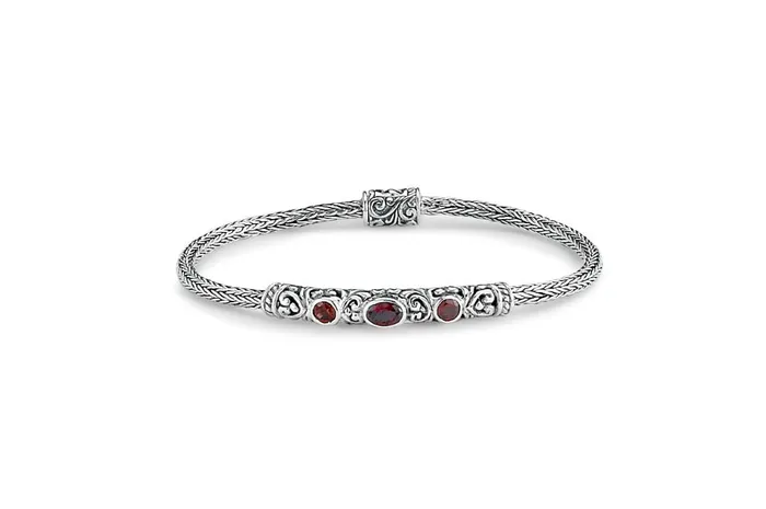 Bracelets Samuel B Agam Bracelet Garnet