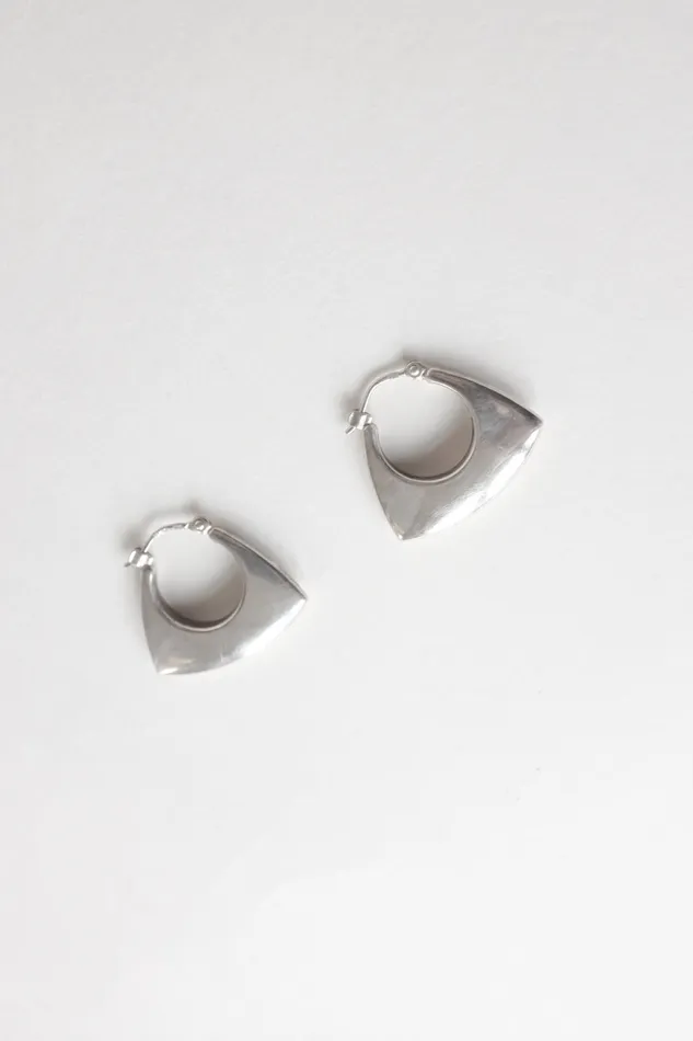 collectionno2 Earrings VINTAGE MIDI BOLD SILVER 925 EARRINGS