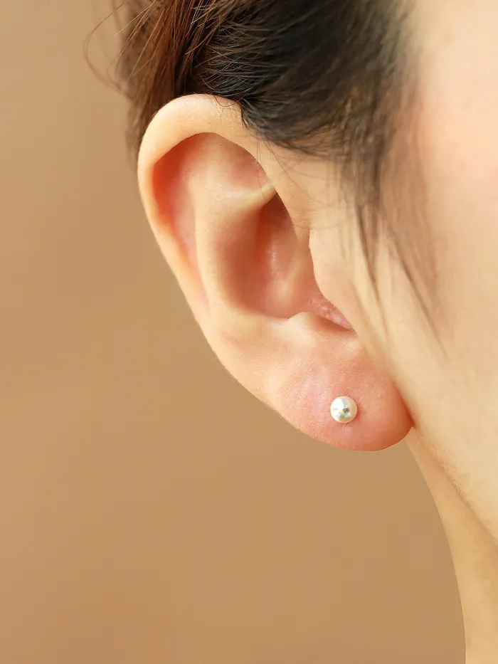 Earrings MinimalBijoux 14K Gold Swarovski pearl earring