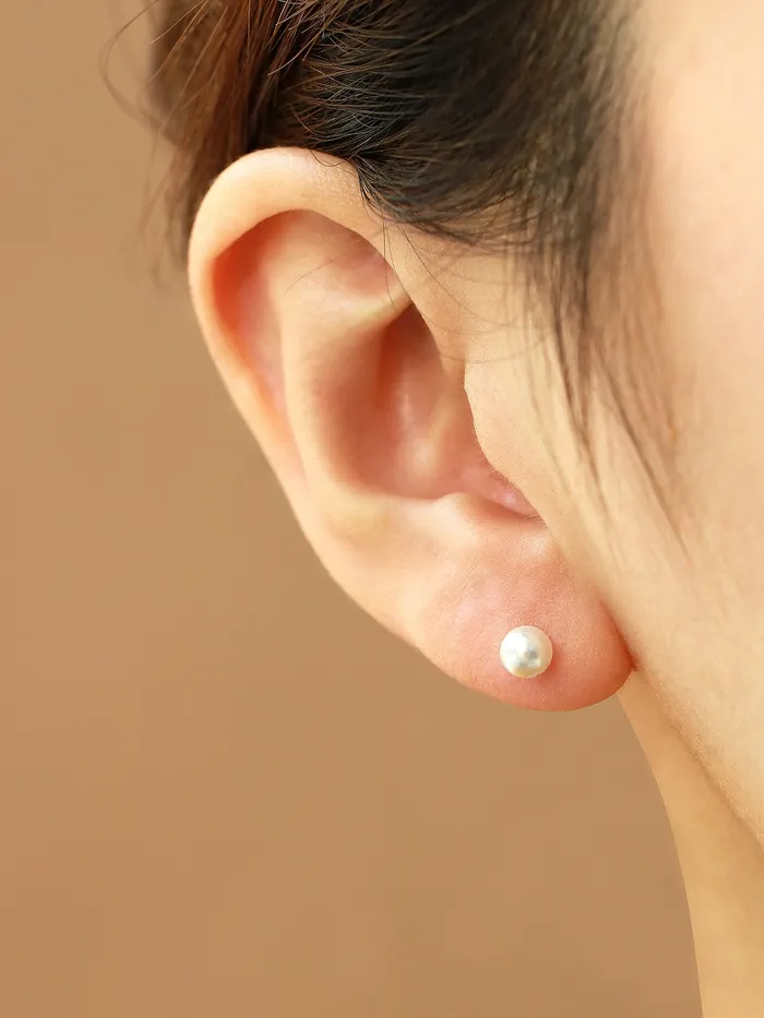 Earrings MinimalBijoux 14K Gold Swarovski pearl earring