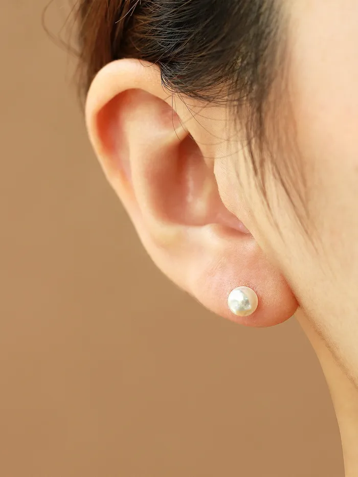 Earrings MinimalBijoux 14K Gold Swarovski pearl earring
