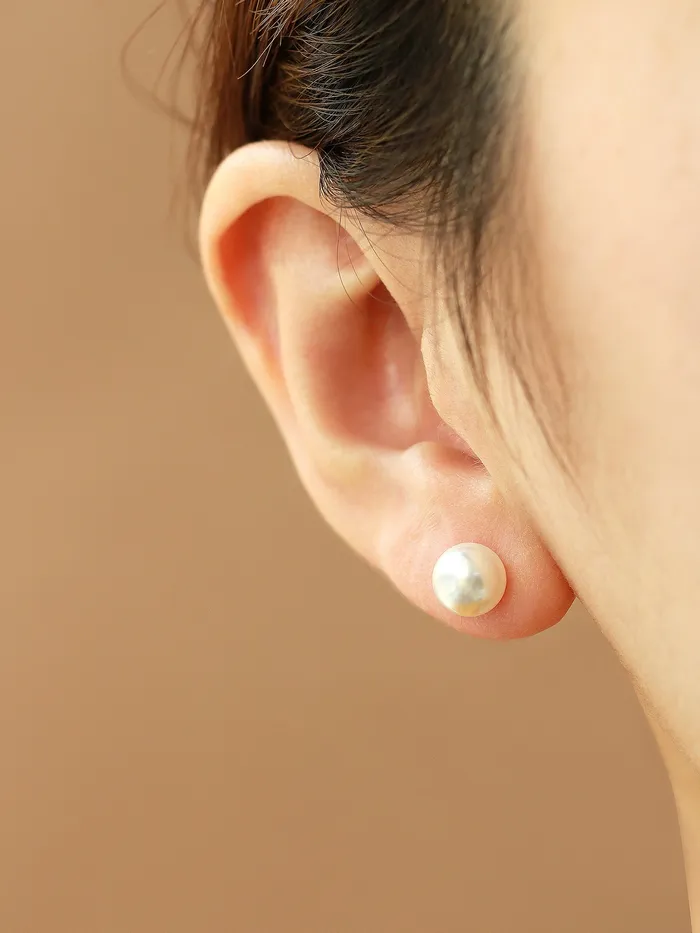 Earrings MinimalBijoux 14K Gold Swarovski pearl earring