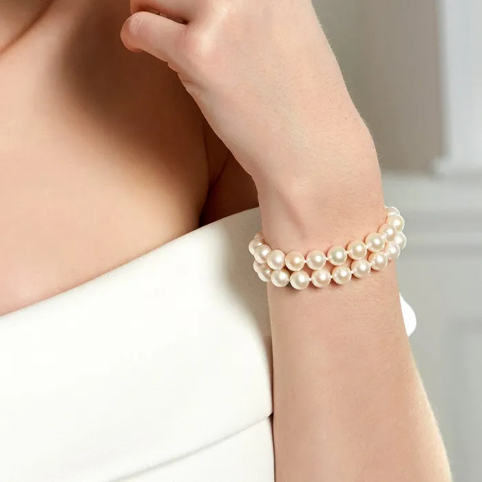 Freshwater Double Pearl Bracelet SPT Bracelets Freshwater Double Pearl Bracelet SPT Bracelets