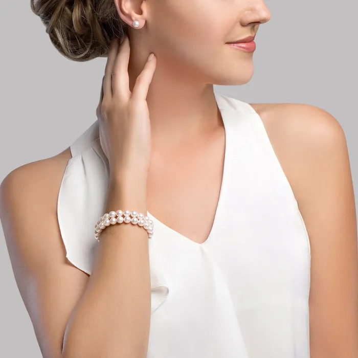 Freshwater Double Pearl Bracelet SPT Bracelets Freshwater Double Pearl Bracelet SPT Bracelets