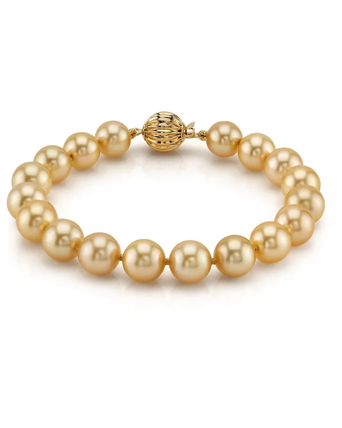 Golden South Sea Pearl Bracelet 8090mm SPT Bracelets