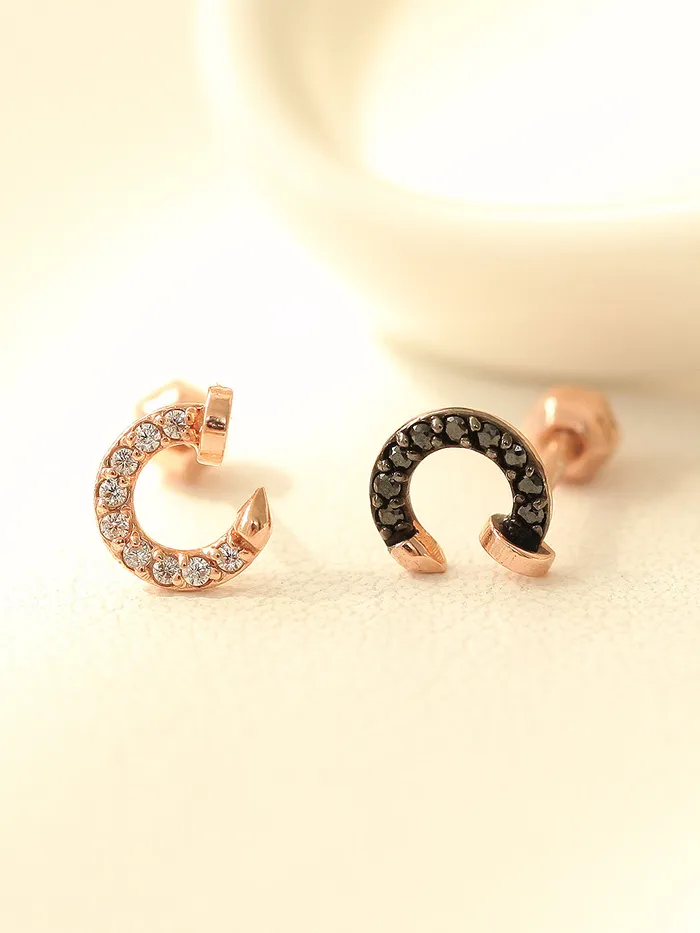 MinimalBijoux 14K Gold Cubic Nail Cartilage Earring 18G16G Earrings