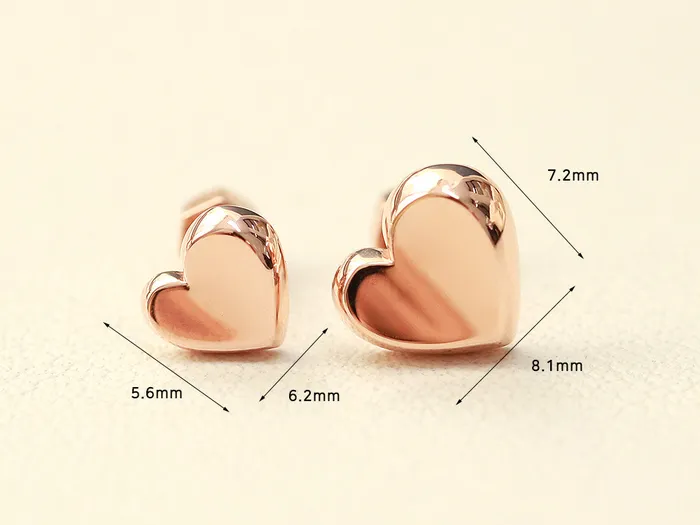 MinimalBijoux Earrings 14K Gold Volume Heart Cartilage Earring 18G