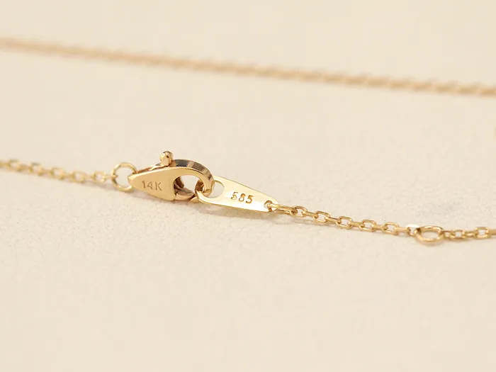 MinimalBijoux Necklaces 14K 18K Gold Tear Drop Cubic Necklace