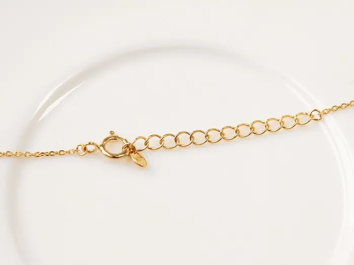 MinimalBijoux Necklaces 925 Silver Smile Cubic Necklace