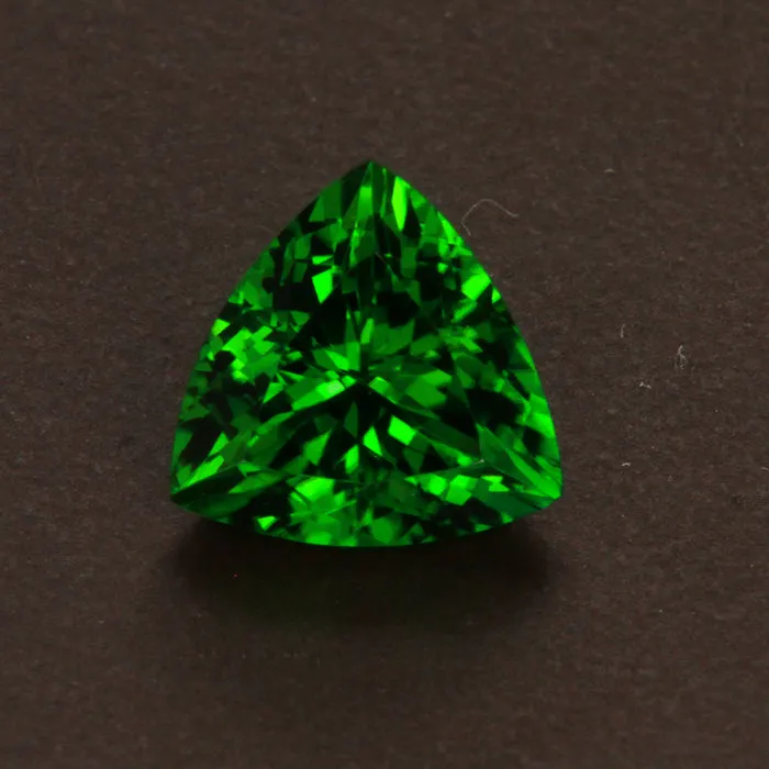 Moriartys Gem Art Trilliant Cut Chrome Tourmaline Gemstone 241 Carats Rings