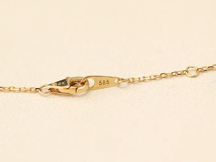 Necklaces 14K 18K gold Crystal Cubic Necklace MinimalBijoux
