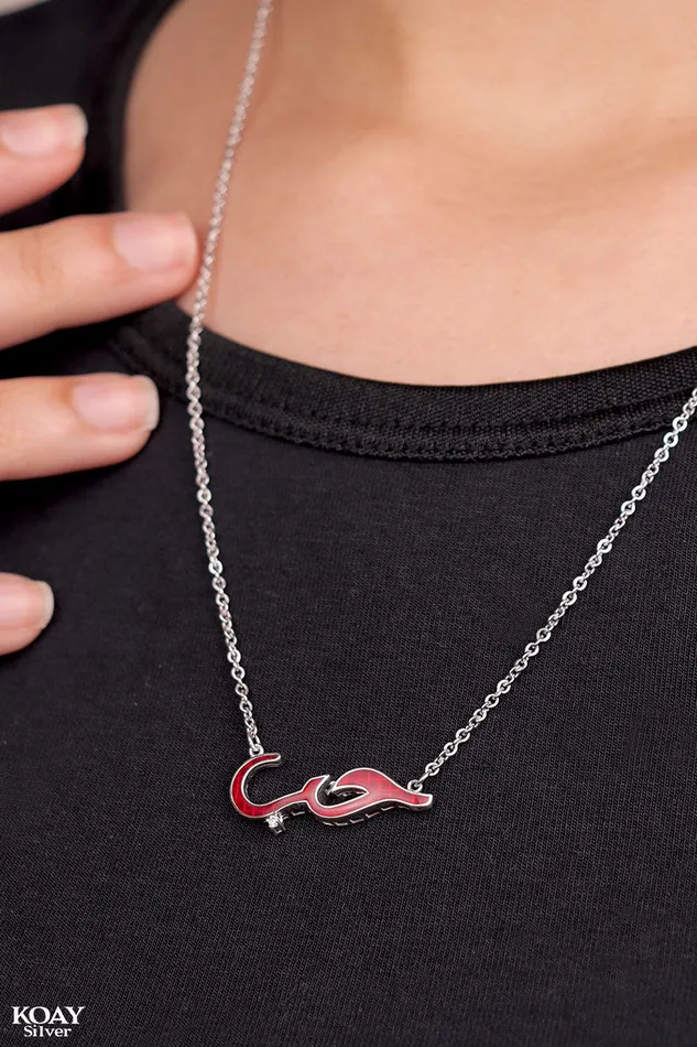 Necklaces KOAY Silver Store Zircon 7OB Necklace