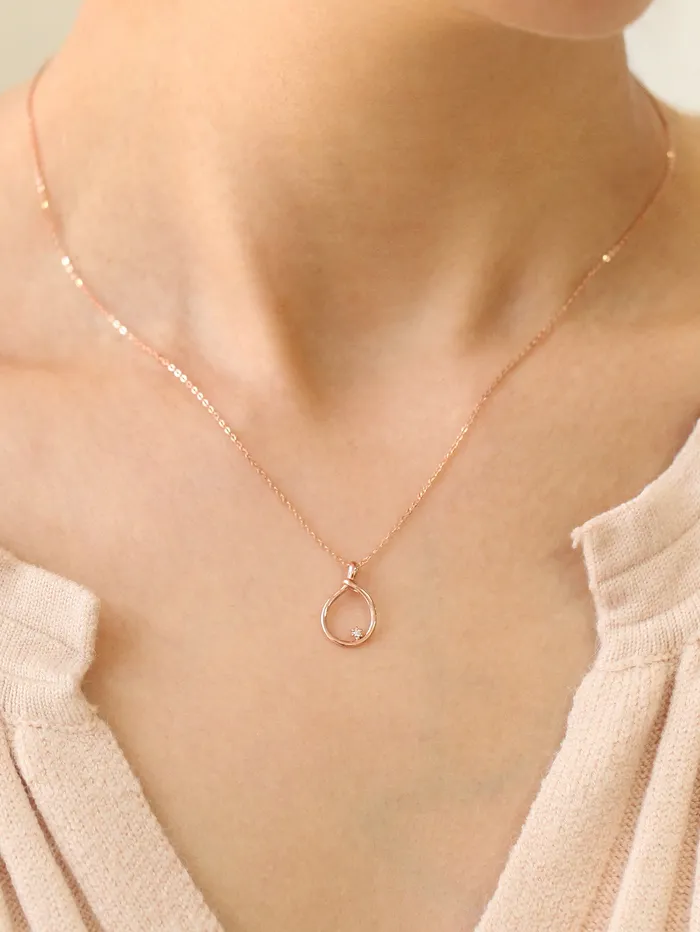 Necklaces MinimalBijoux 14K 18K Gold Rope Cubic Necklace