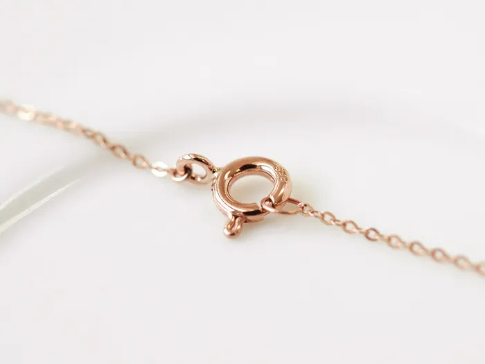 Necklaces MinimalBijoux 14K 18K Gold Rope Cubic Necklace