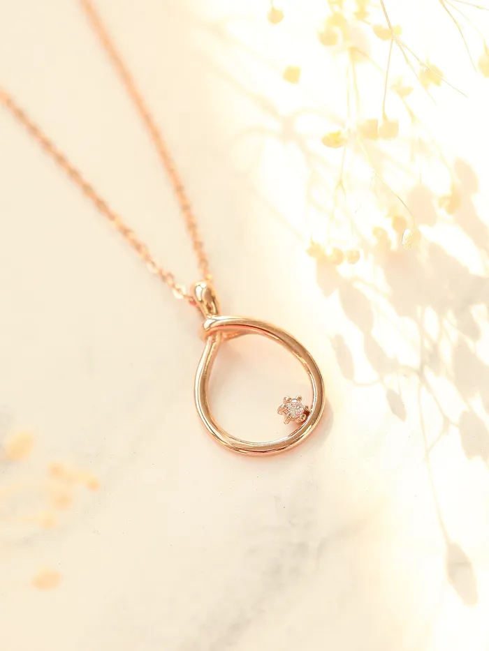 Necklaces MinimalBijoux 14K 18K Gold Rope Cubic Necklace