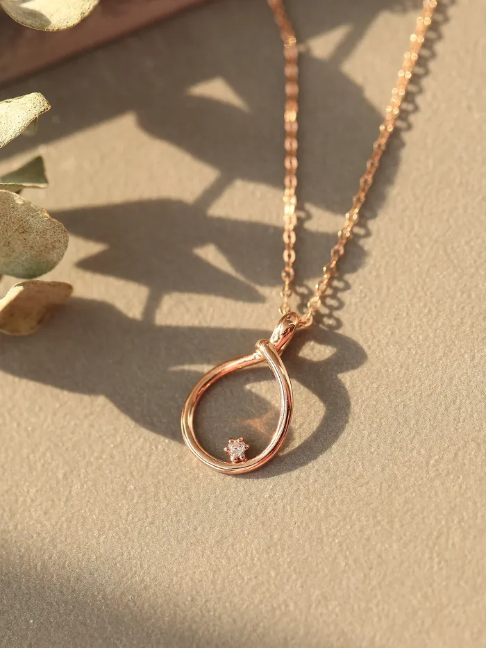 Necklaces MinimalBijoux 14K 18K Gold Rope Cubic Necklace