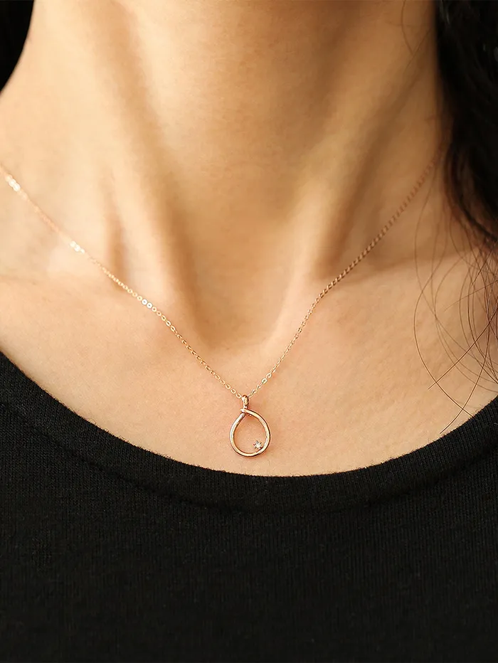 Necklaces MinimalBijoux 14K 18K Gold Rope Cubic Necklace