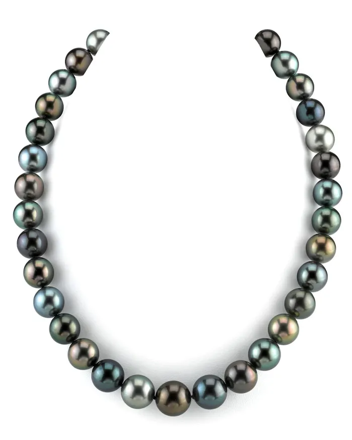 Necklaces MultiColor Tahitian Pearl Necklace 110130mm AAAA Quality SPT Necklaces MultiColor Tahitian Pearl Necklace 110130mm AAAA Quality SPT
