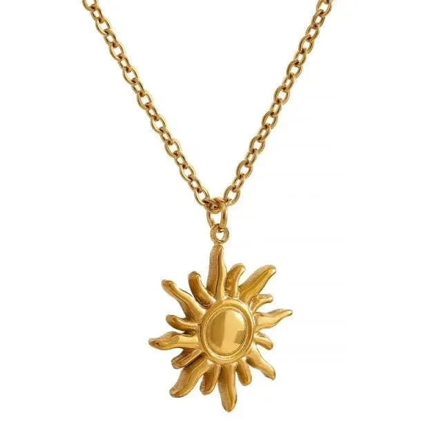 Necklaces Sun Necklace Mabel Love Co