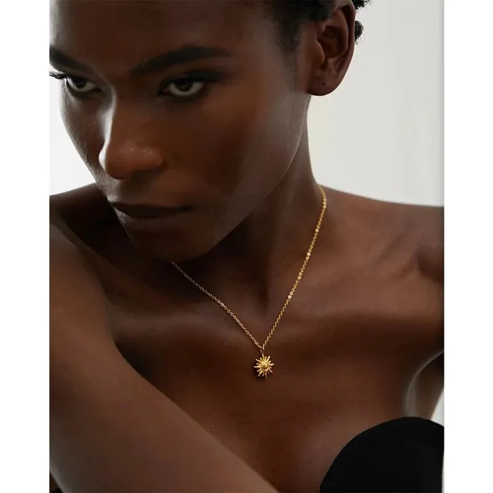 Necklaces Sun Necklace Mabel Love Co