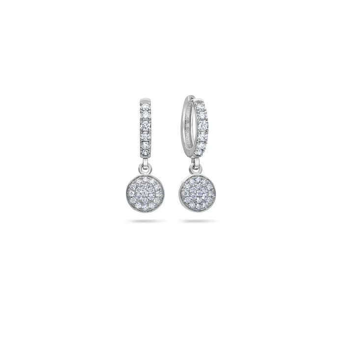 Pico Hanging Cluster Hoop Earrings IF Co Earrings Pico Hanging Cluster Hoop Earrings IF Co Earrings