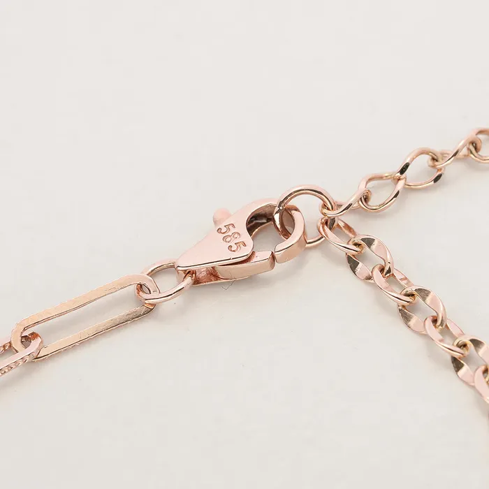 PreStyled Sets MinimalBijoux 14K 18K Gold Whale Tale Clip Chain Anklet