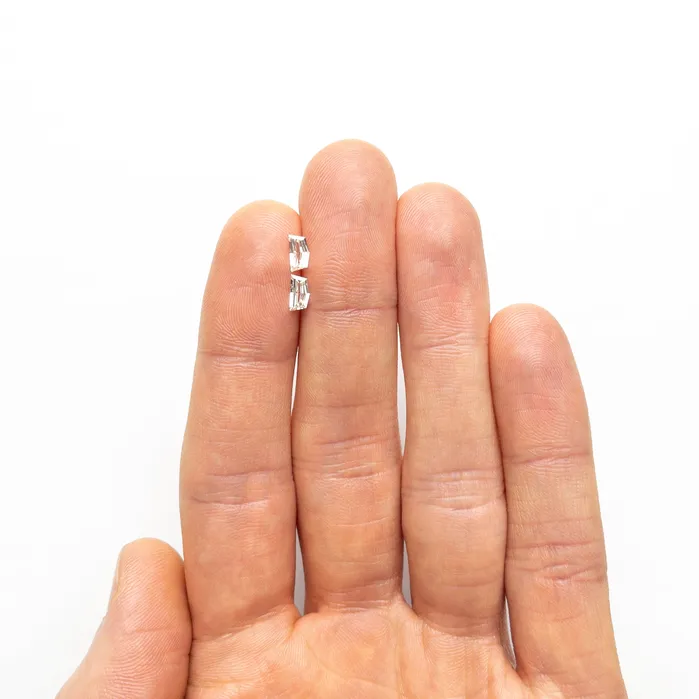 Rings 060cttw 2pc 611x321x168mm 611x321x161mm VS J Epaulette Step Cut Matching Pair 2551701 Misfit Diamonds