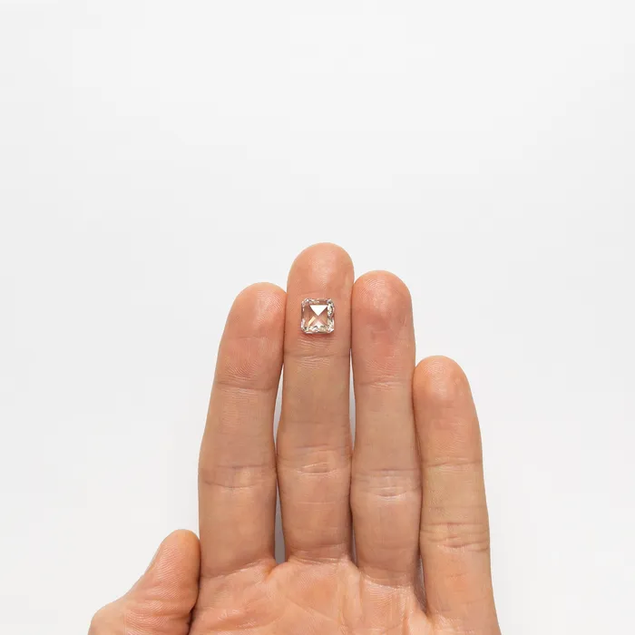 Rings 221ct 852x810x326mm GIA SI1 K Cut Corner Square Rosecut 2073401 Misfit Diamonds