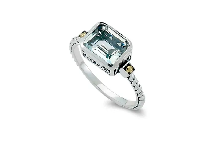 Rings Samuel B Eirini Ring White Topaz