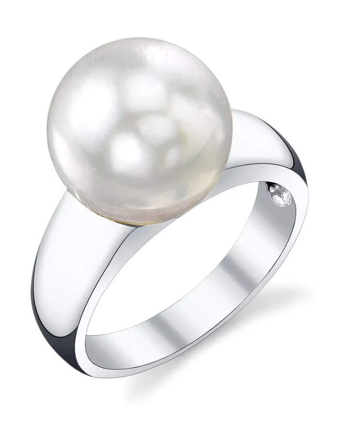 Rings SPT South Sea Pearl Hera Solitaire Ring