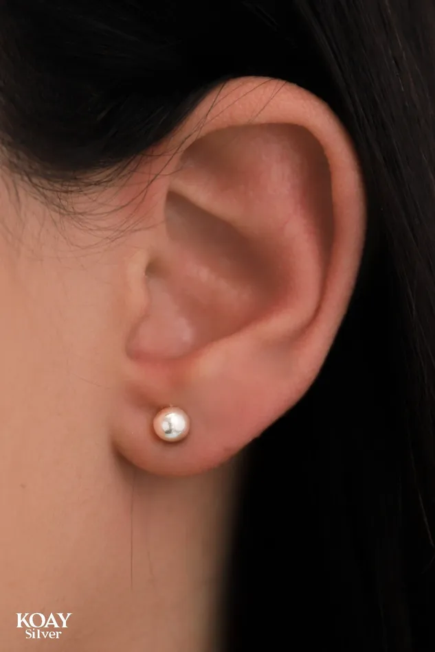 Single Ball Earrings L KOAY Earrings