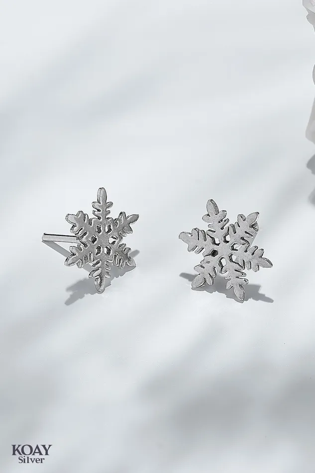 Snow Flake Earrings KOAY Earrings