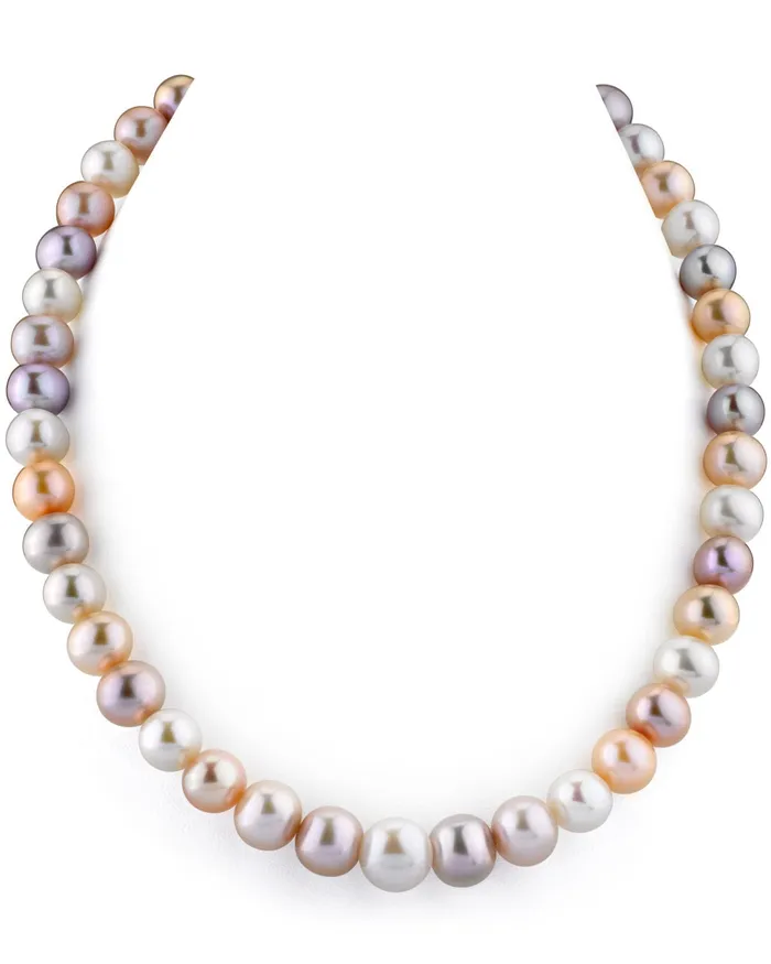 SPT Necklaces 95105mm Multicolor Freshwater Pearl Necklace AAAA Quality
