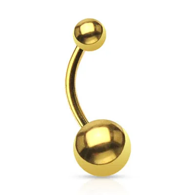Tulsa Body Jewelry PreStyled Sets Gold Belly Barbell