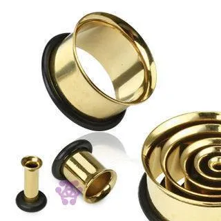 Tulsa Body Jewelry PreStyled Sets Jumbo SF Gold Tunnels Tulsa Body Jewelry PreStyled Sets Jumbo SF Gold Tunnels