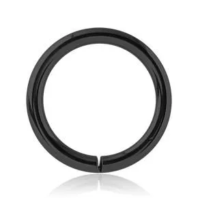Tulsa Body Jewelry Rings 20g Black Continuous Ring