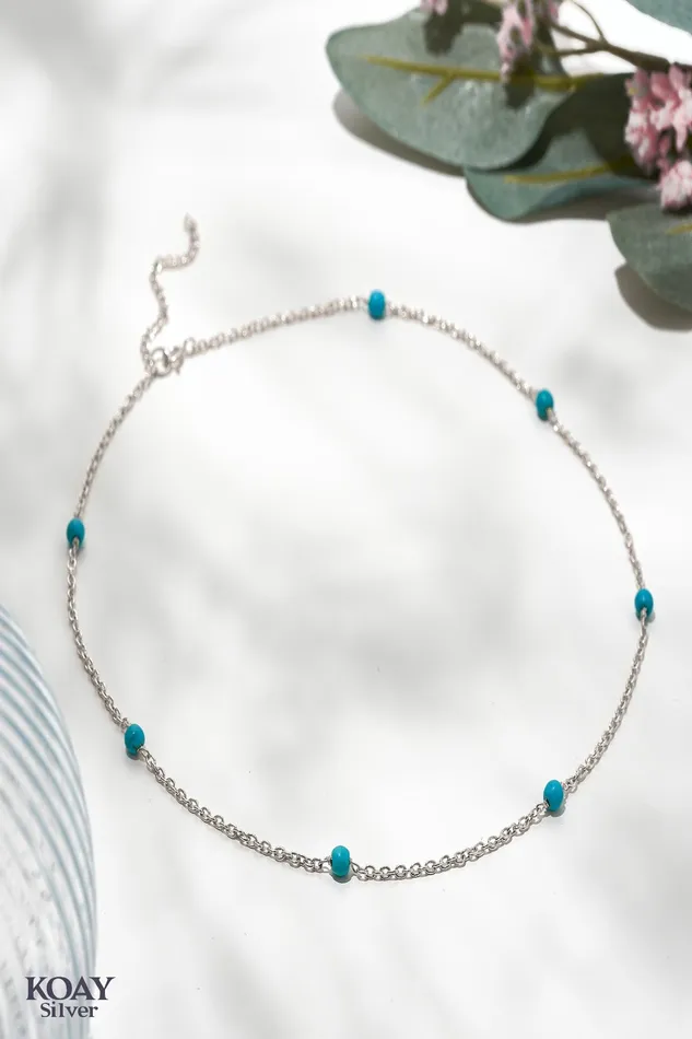 Turquoise Necklace KOAY Necklaces