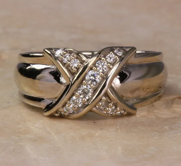 vendorunknown Rings Ladies White Gold Diamond Ring 19 Carat