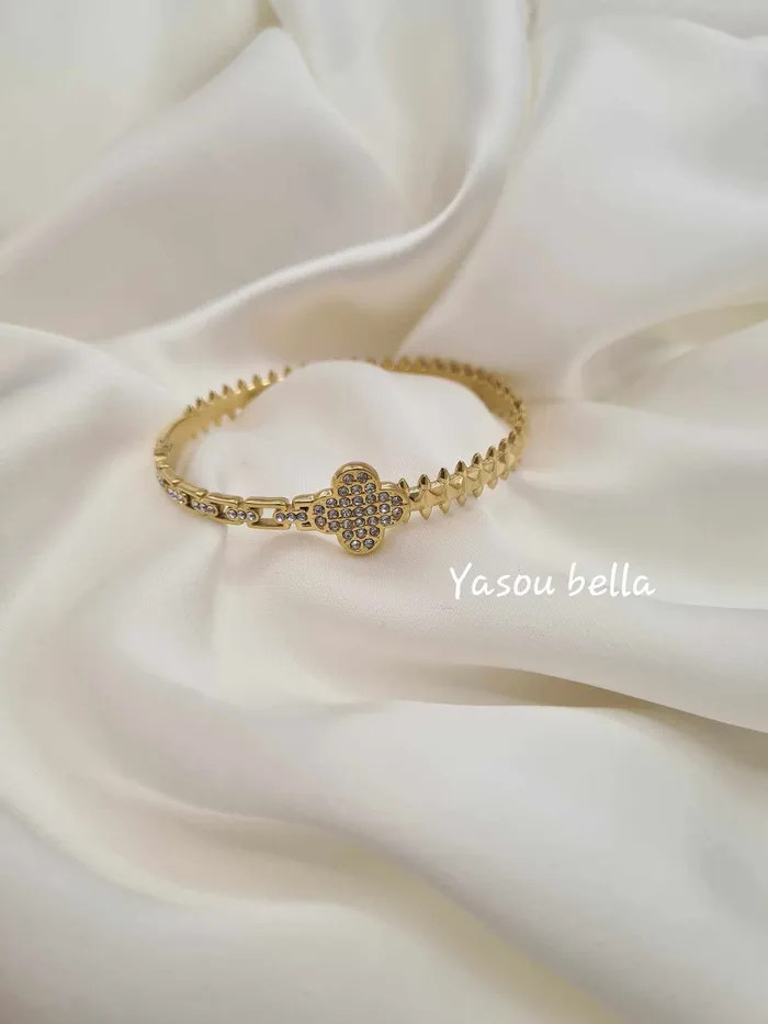Yasou Jewelry Bracelets Bracelet Dubai Flower Diamant d 58cm
