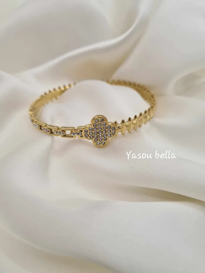 Yasou Jewelry Bracelets Bracelet Dubai Flower Diamant d 58cm