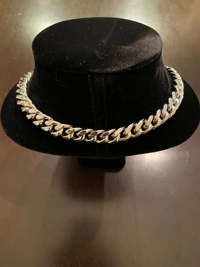 12mm Hybrid Miami Cuban Link Chain 925 SilverWhite Gold DripGawd Jewelry Rings