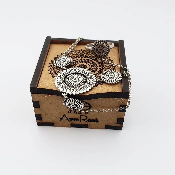 Bracelets Arm Root Arm Root Sun Bracelet with Ring