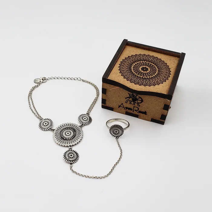 Bracelets Arm Root Arm Root Sun Bracelet with Ring