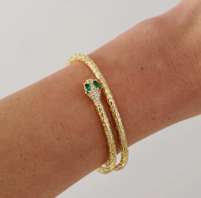 Bracelets Reluxe Vintage Sassy Snake Bracelet