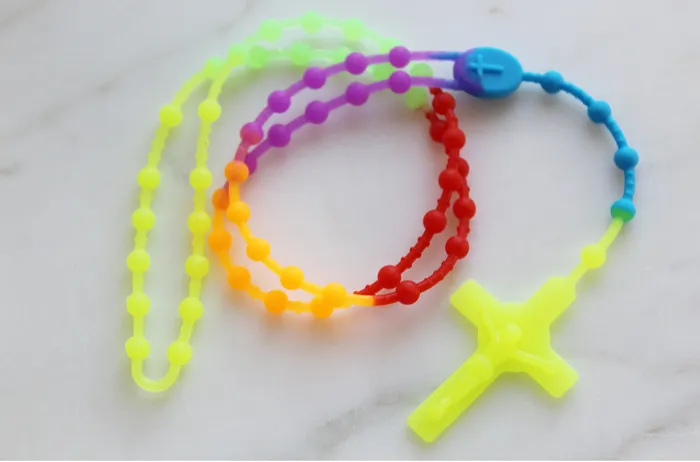 Childrens Rosary TheLittleCatholic Earrings
