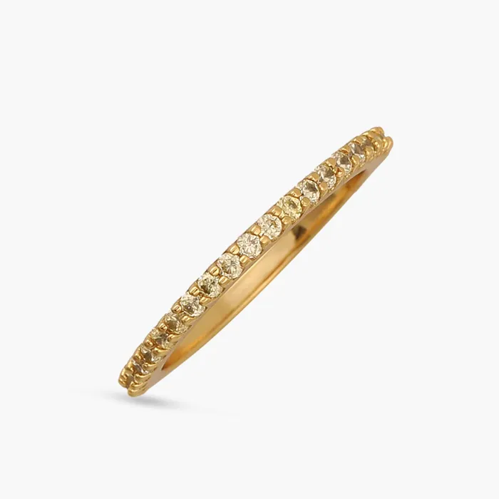 Circle of Love Yellow Silver Ring SILVER Rings