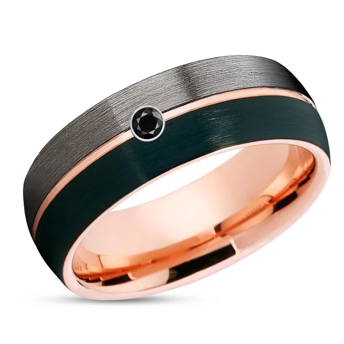 Clean Casting Jewelry Gunmetal Tungsten Wedding Ring Black Diamond Ring Rose Gold Wedding Ring Rings Clean Casting Jewelry Gunmetal Tungsten Wedding Ring Black Diamond Ring Rose Gold Wedding Ring Rings