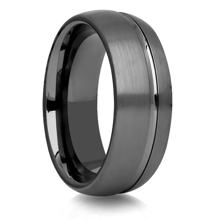 Clean Casting Jewelry Gunmetal Wedding Ring 8mm Wedding Ring Tungsten Wedding Ring Gunmetal Tungsten Ring Rings