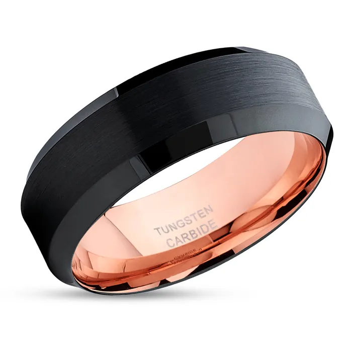 Clean Casting Jewelry Rings Rose Gold Tungsten Wedding Band Black Ring Tungsten Wedding Band Black Ring Clean Casting Jewelry Rings Rose Gold Tungsten Wedding Band Black Ring Tungsten Wedding Band Black Ring